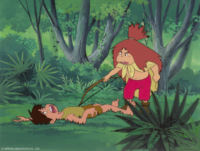 Episode 3 image from Future Boy Conan series on RetroCrush streaming platform.